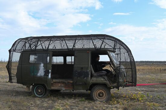 Испытание средств защиты от БПЛА на полигоне в Ростовской области