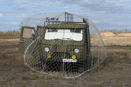 Испытание средств защиты от БПЛА на полигоне в Ростовской области