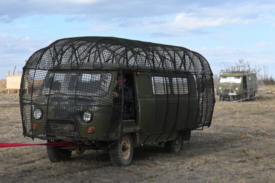 Испытание средств защиты от БПЛА на полигоне в Ростовской области