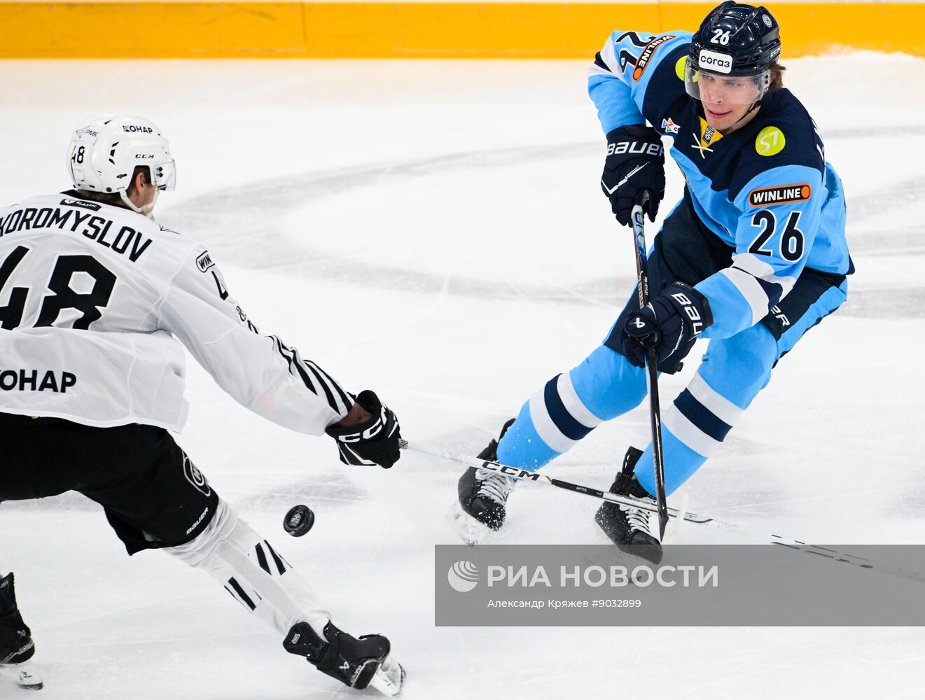 Хоккей. КХЛ. "Сибирь" (Новосибирск) – "Трактор" (Челябинск)