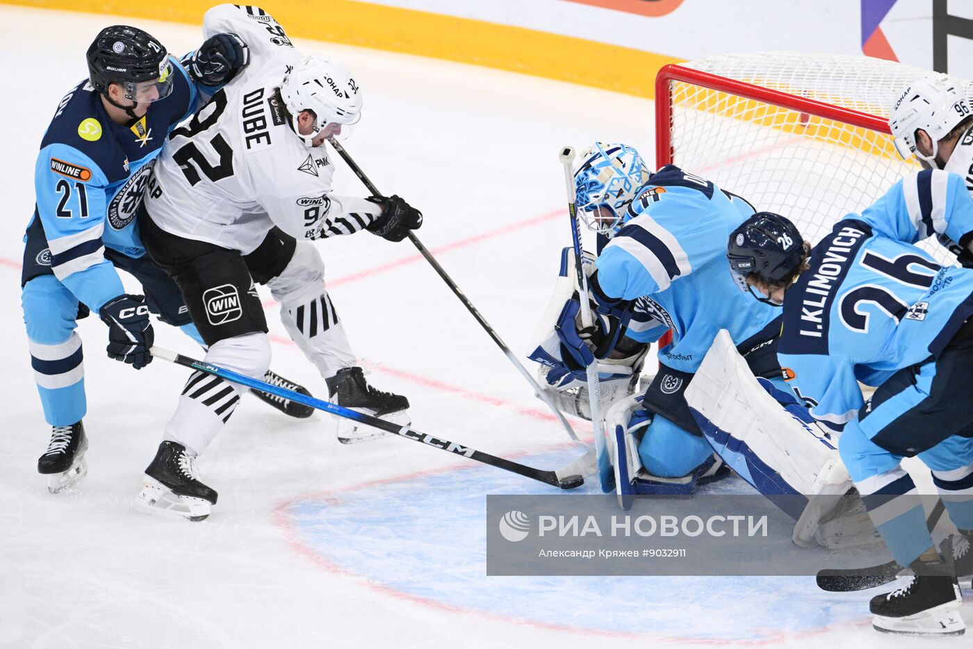 Хоккей. КХЛ. "Сибирь" (Новосибирск) – "Трактор" (Челябинск)