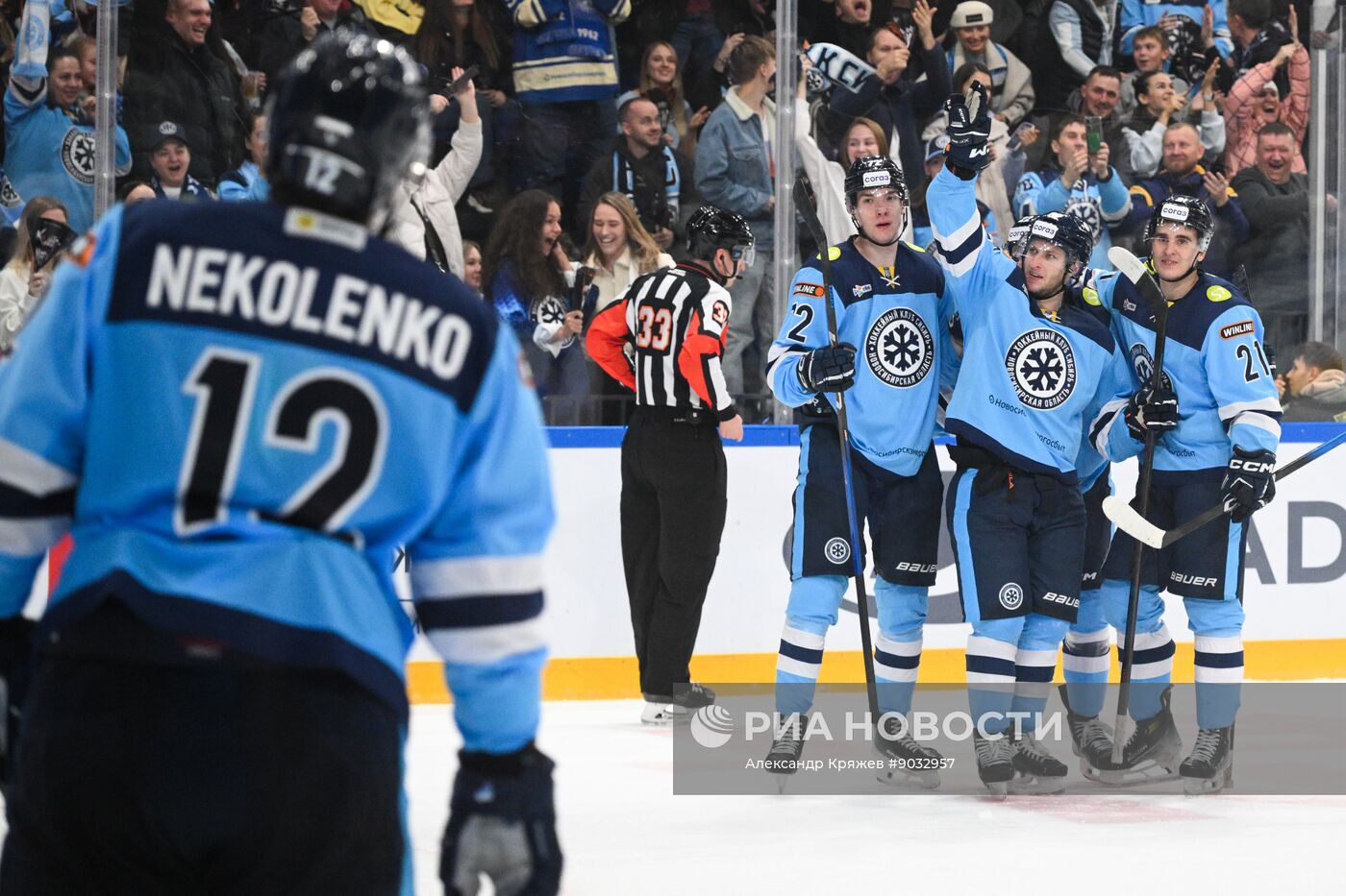 Хоккей. КХЛ. "Сибирь" (Новосибирск) – "Трактор" (Челябинск)