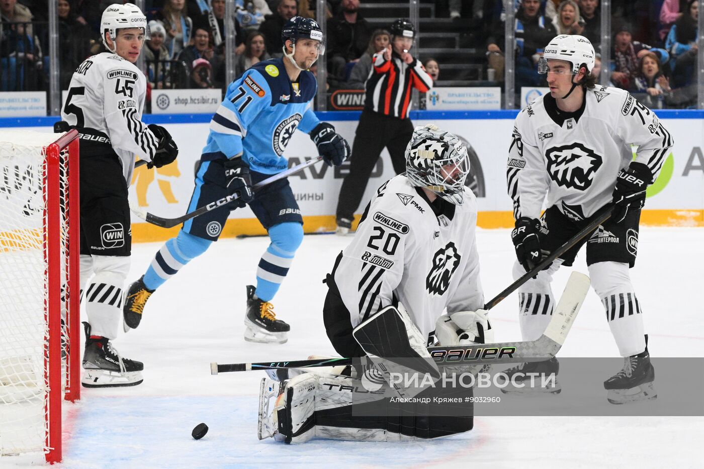 Хоккей. КХЛ. "Сибирь" (Новосибирск) – "Трактор" (Челябинск)
