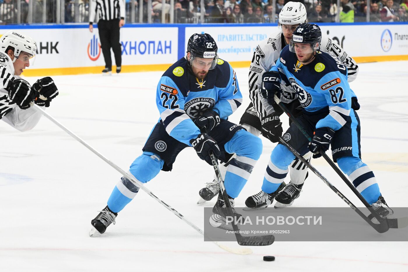 Хоккей. КХЛ. "Сибирь" (Новосибирск) – "Трактор" (Челябинск)