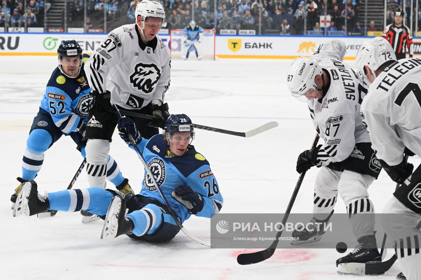 Хоккей. КХЛ. "Сибирь" (Новосибирск) – "Трактор" (Челябинск)
