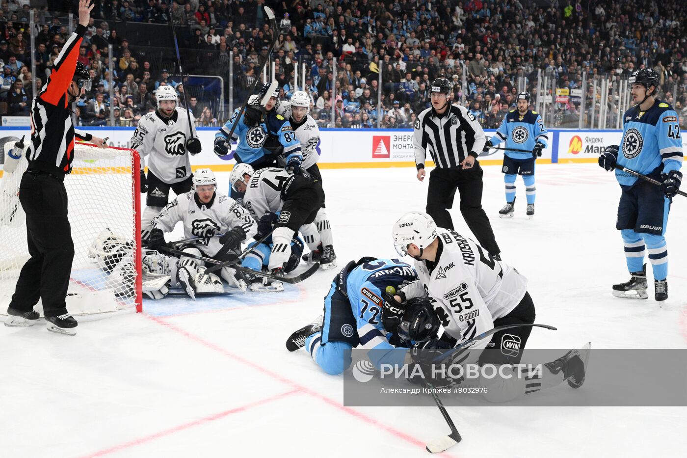 Хоккей. КХЛ. "Сибирь" (Новосибирск) – "Трактор" (Челябинск)