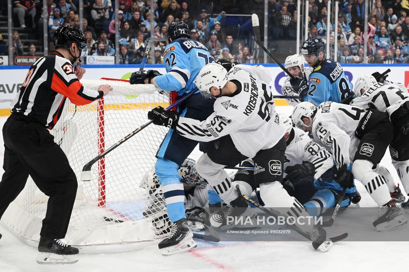 Хоккей. КХЛ. "Сибирь" (Новосибирск) – "Трактор" (Челябинск)