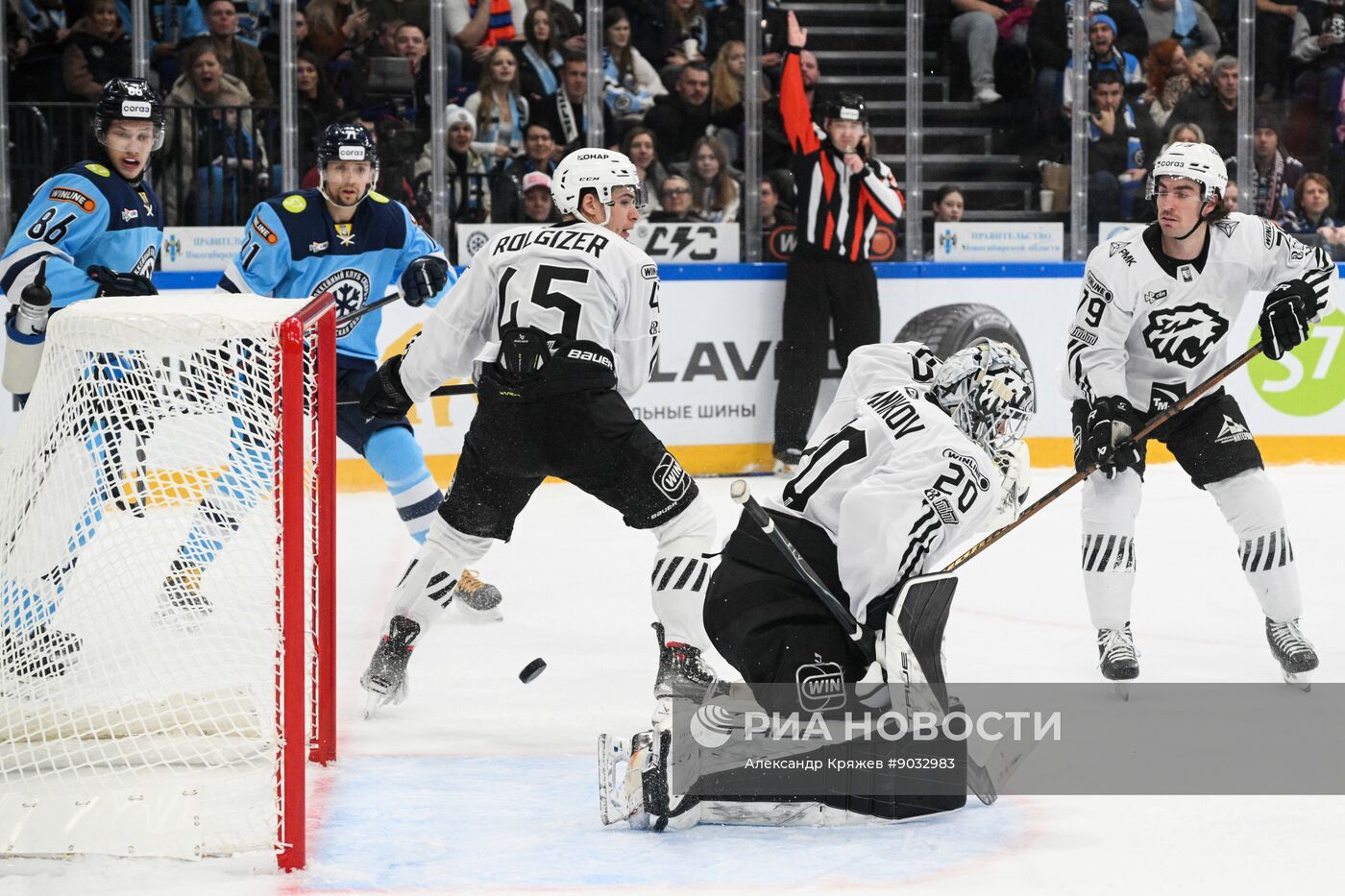 Хоккей. КХЛ. "Сибирь" (Новосибирск) – "Трактор" (Челябинск)