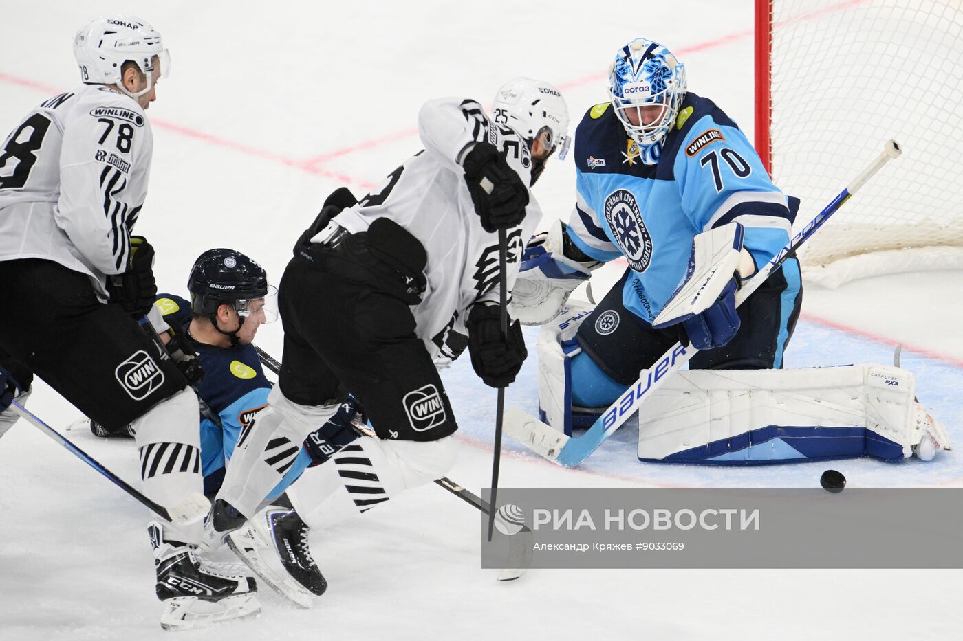 Хоккей. КХЛ. "Сибирь" (Новосибирск) – "Трактор" (Челябинск)