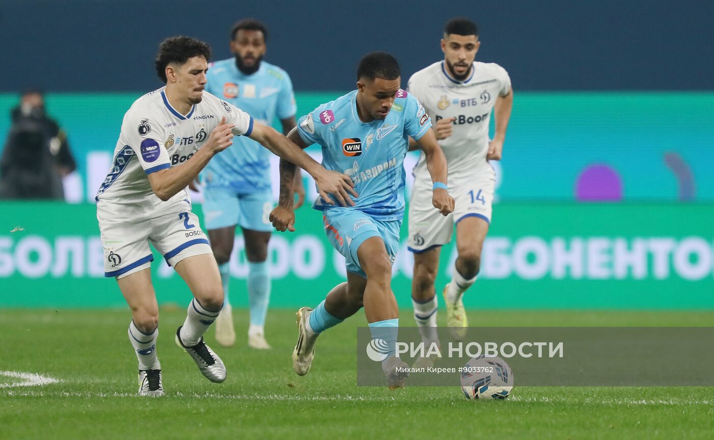 Футбол. РПЛ. "Зенит" (Санкт-Петербург) - "Динамо" (Москва)