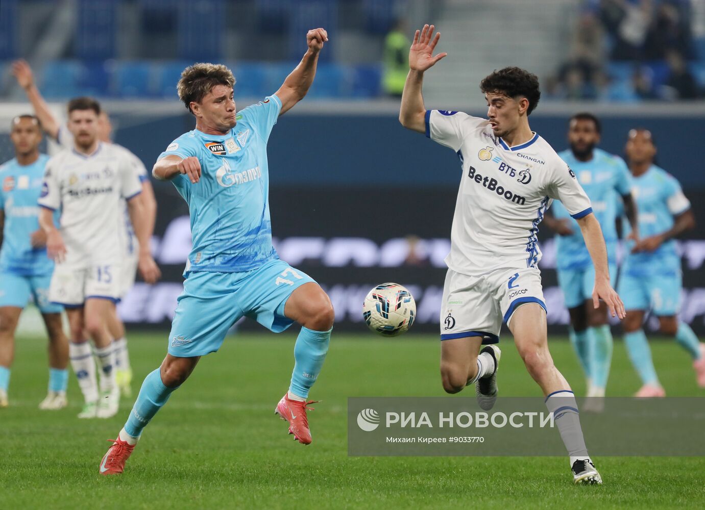Футбол. РПЛ. "Зенит" (Санкт-Петербург) - "Динамо" (Москва)
