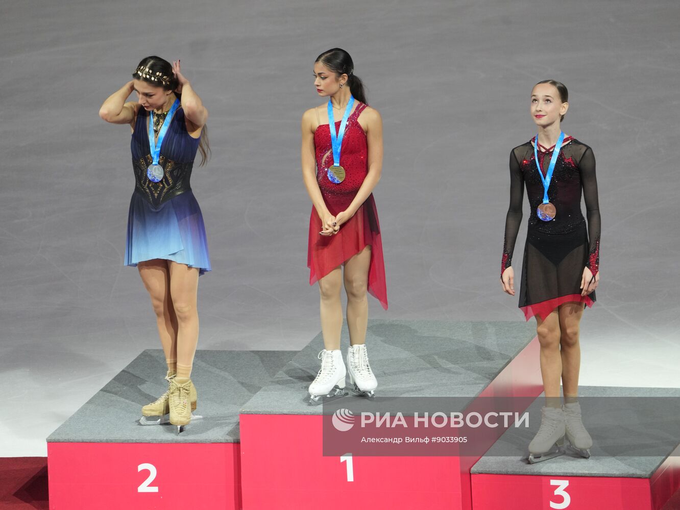 Фигурное катание: Гран-при России. 1 этап. Церемония награждения