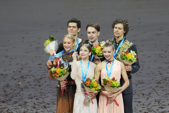 Фигурное катание: Гран-при России. 1 этап. Церемония награждения