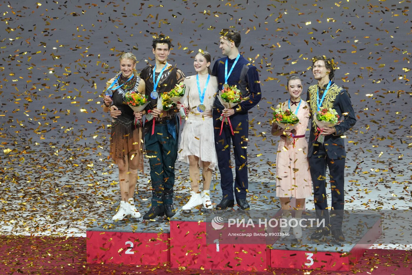 Фигурное катание: Гран-при России. 1 этап. Церемония награждения