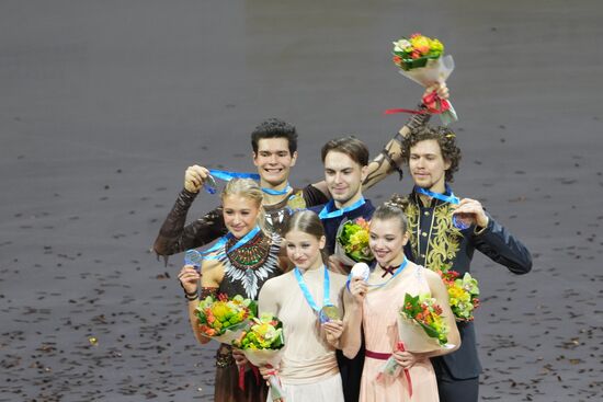 Фигурное катание: Гран-при России. 1 этап. Церемония награждения