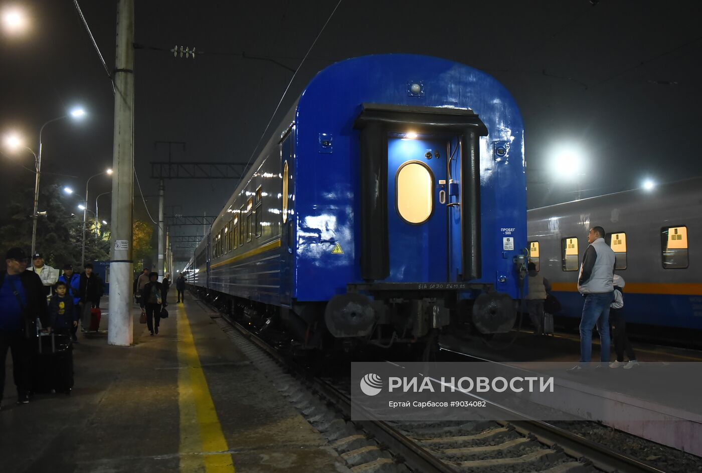 Возобновление ж/д сообщения между Алма-Той и Москвой