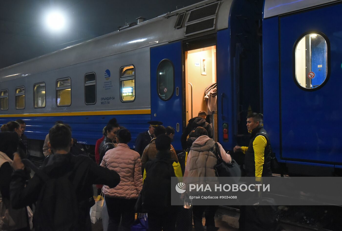 Возобновление ж/д сообщения между Алма-Атой и Москвой