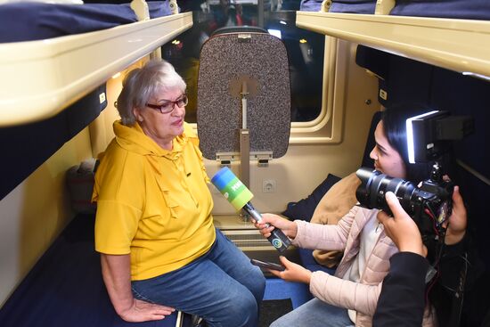 Возобновление ж/д сообщения между Алма-Атой и Москвой