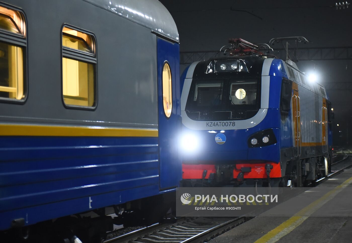 Возобновление ж/д сообщения между Алма-Атой и Москвой