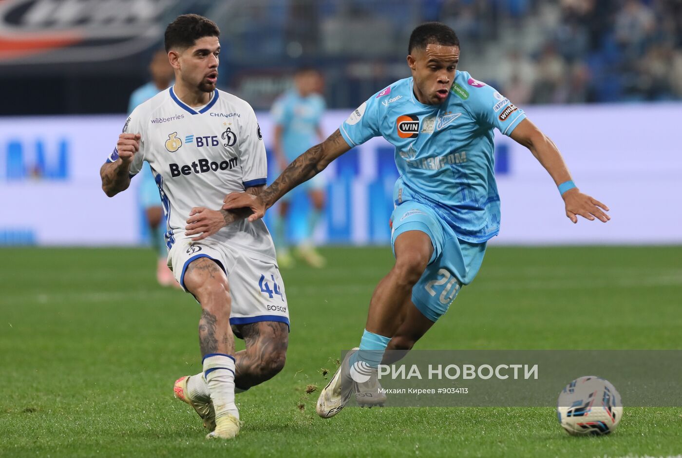 Футбол. РПЛ. "Зенит" (Санкт-Петербург) - "Динамо" (Москва)