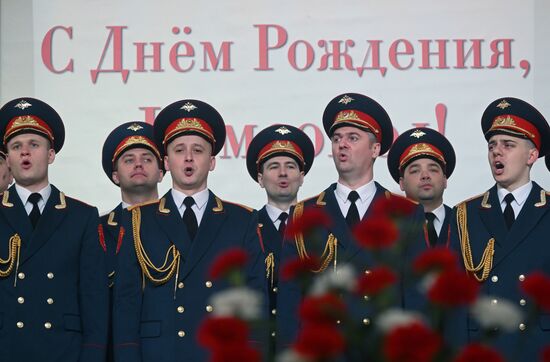 Празднование годовщины образования ВЛКСМ в Москве