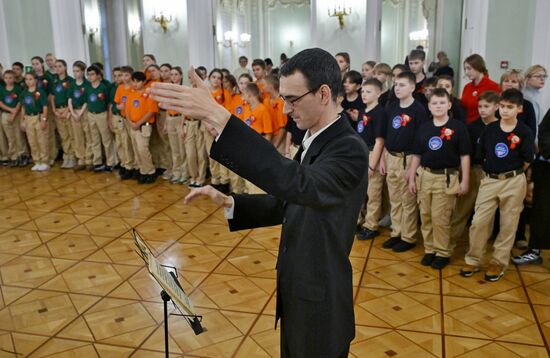Празднование годовщины образования ВЛКСМ в Москве