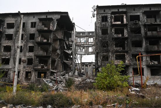 Виды города Селидово в ДНР 