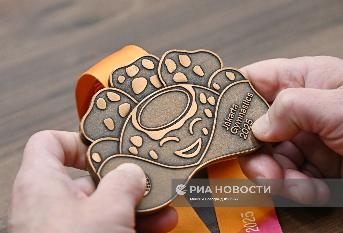 Чествование призера ЧМ гимнаста Маринова в Казани