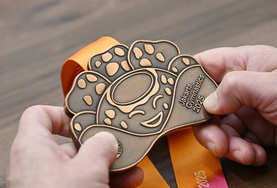 Чествование призера ЧМ гимнаста Маринова в Казани