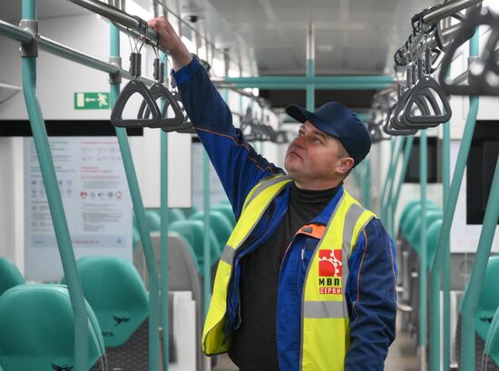 Подготовка поездов МЦД к эксплуатации в зимний период