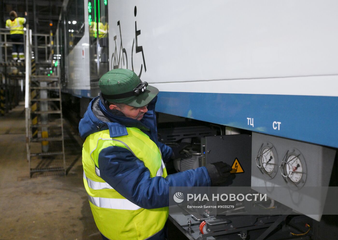 Подготовка поездов МЦД к эксплуатации в зимний период