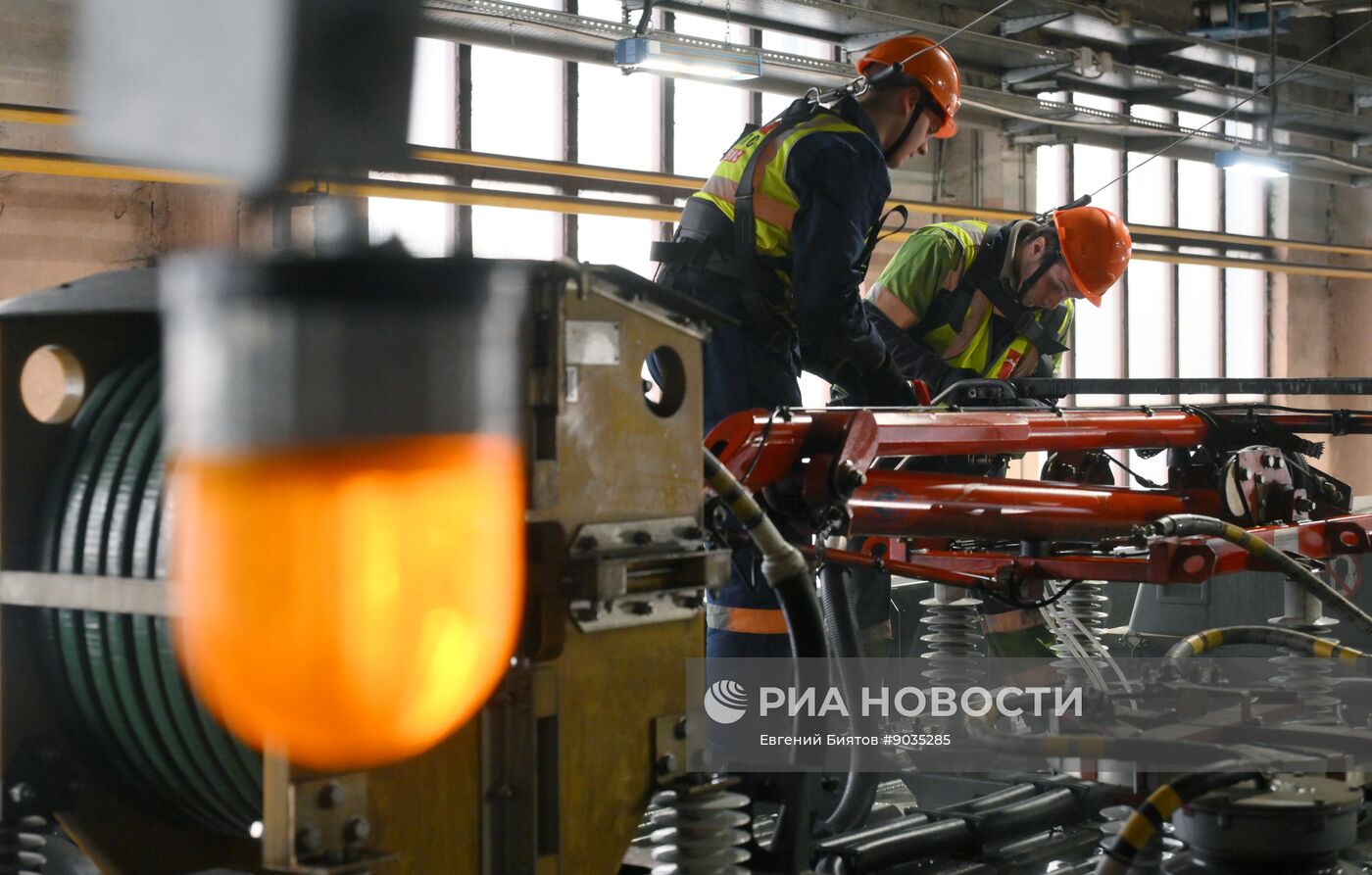 Подготовка поездов МЦД к эксплуатации в зимний период