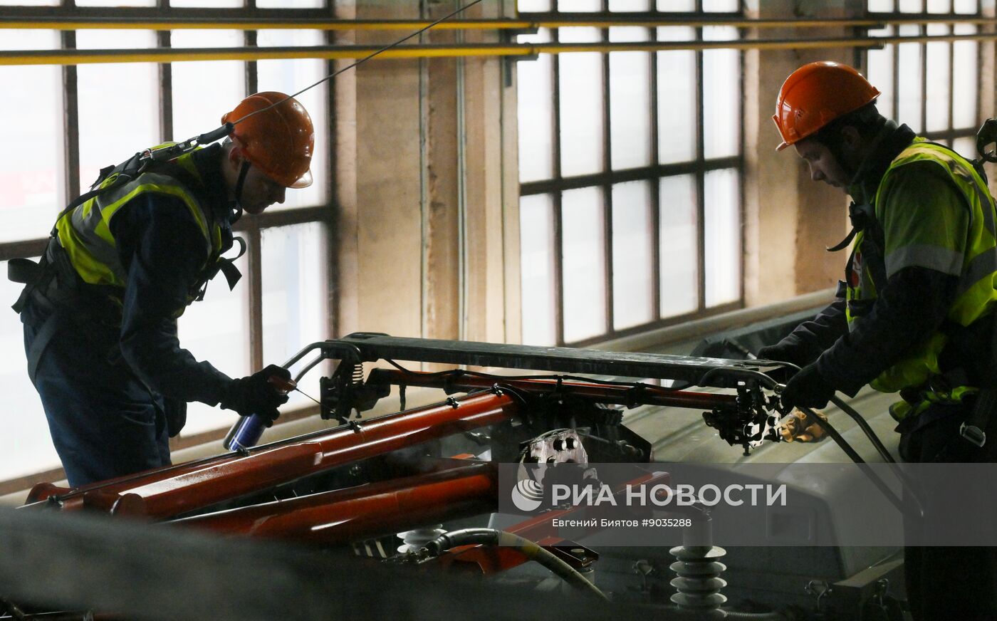 Подготовка поездов МЦД к эксплуатации в зимний период