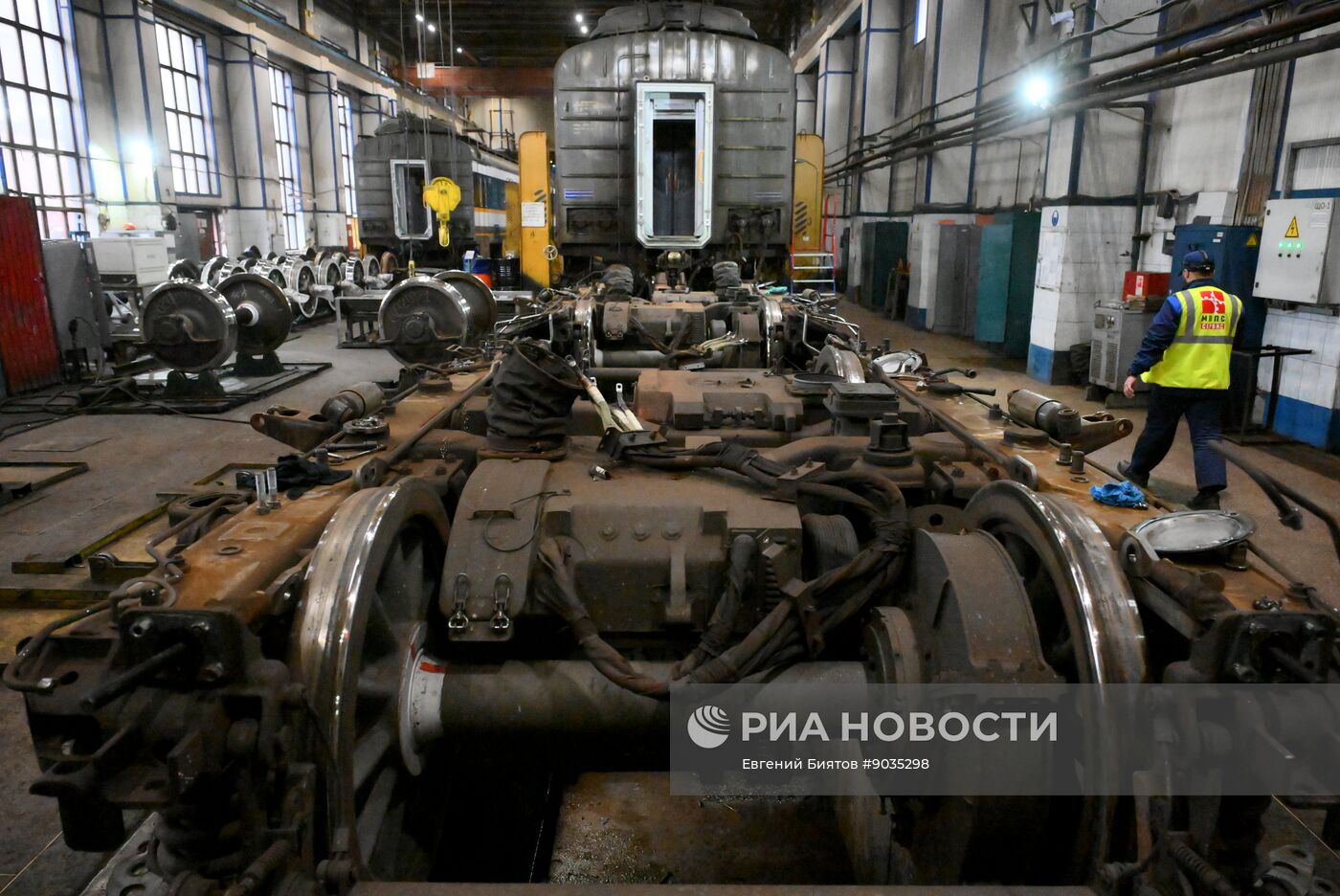 Подготовка поездов МЦД к эксплуатации в зимний период