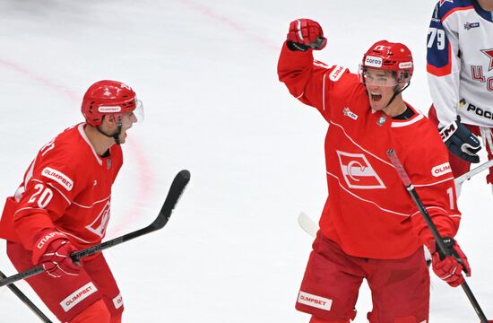 Хоккей. КХЛ. "Спартак" (Москва) - ЦСКА (Москва)