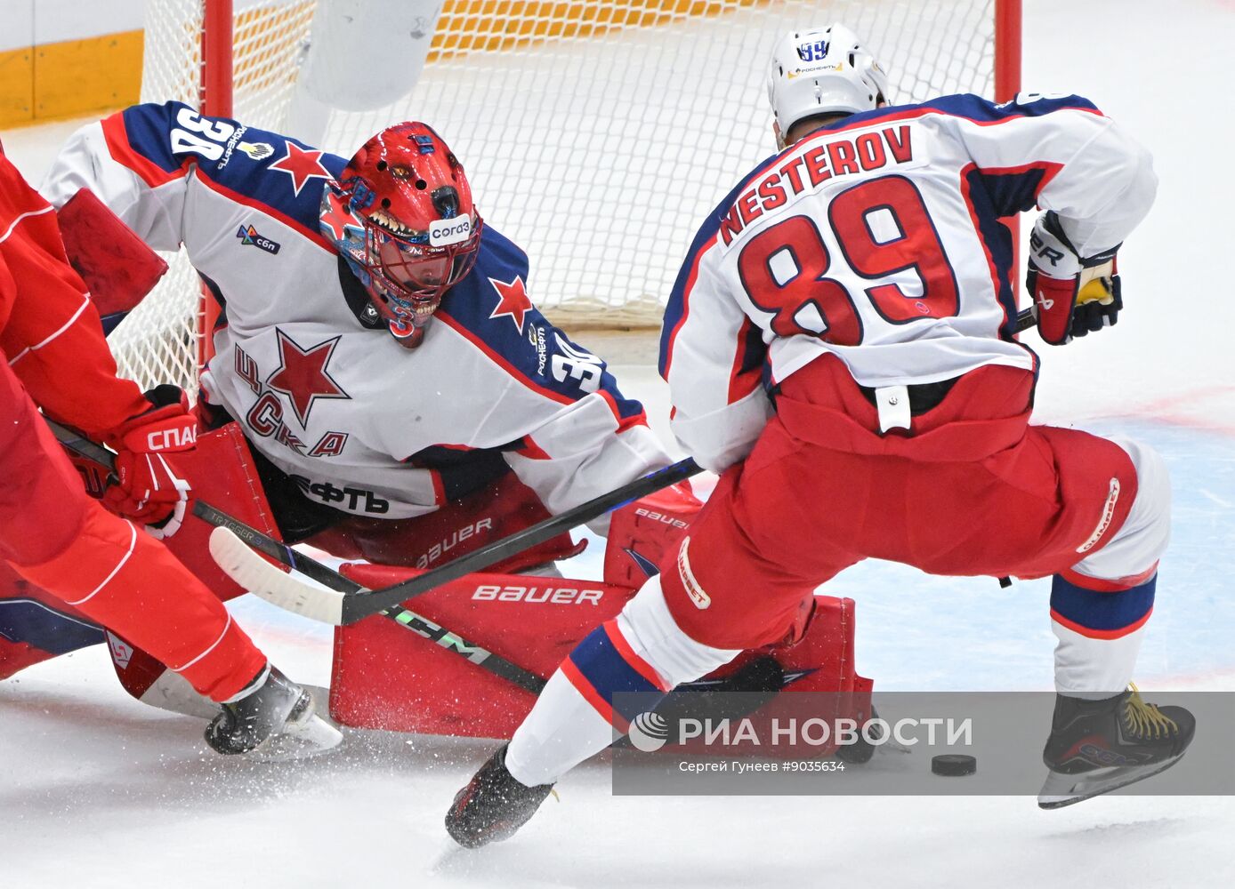 Хоккей. КХЛ. "Спартак" (Москва) - ЦСКА (Москва)
