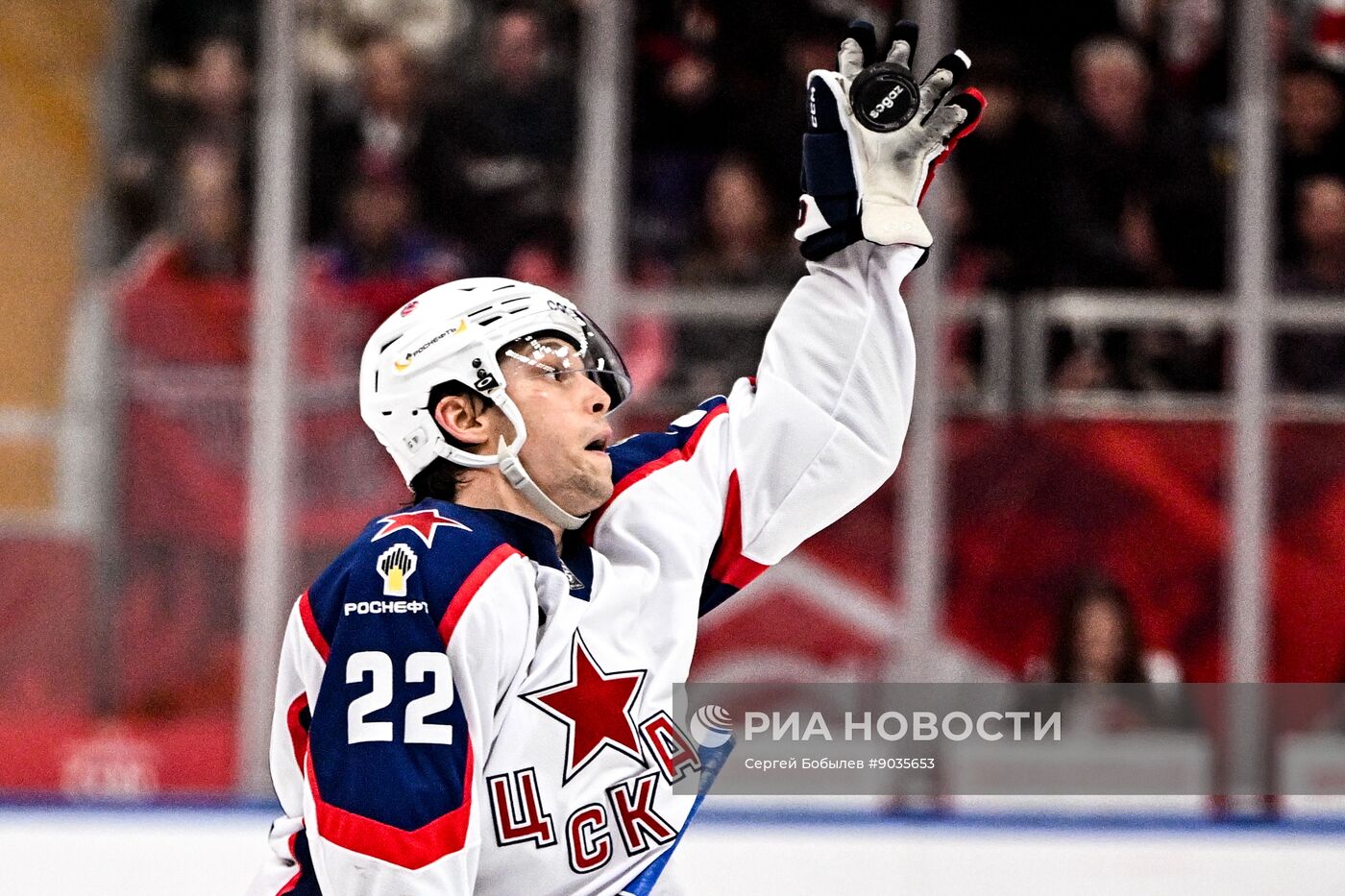 Хоккей. КХЛ. "Спартак" (Москва) - ЦСКА (Москва)