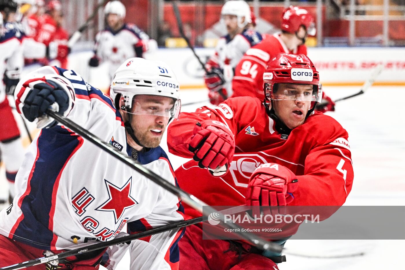 Хоккей. КХЛ. "Спартак" (Москва) - ЦСКА (Москва)