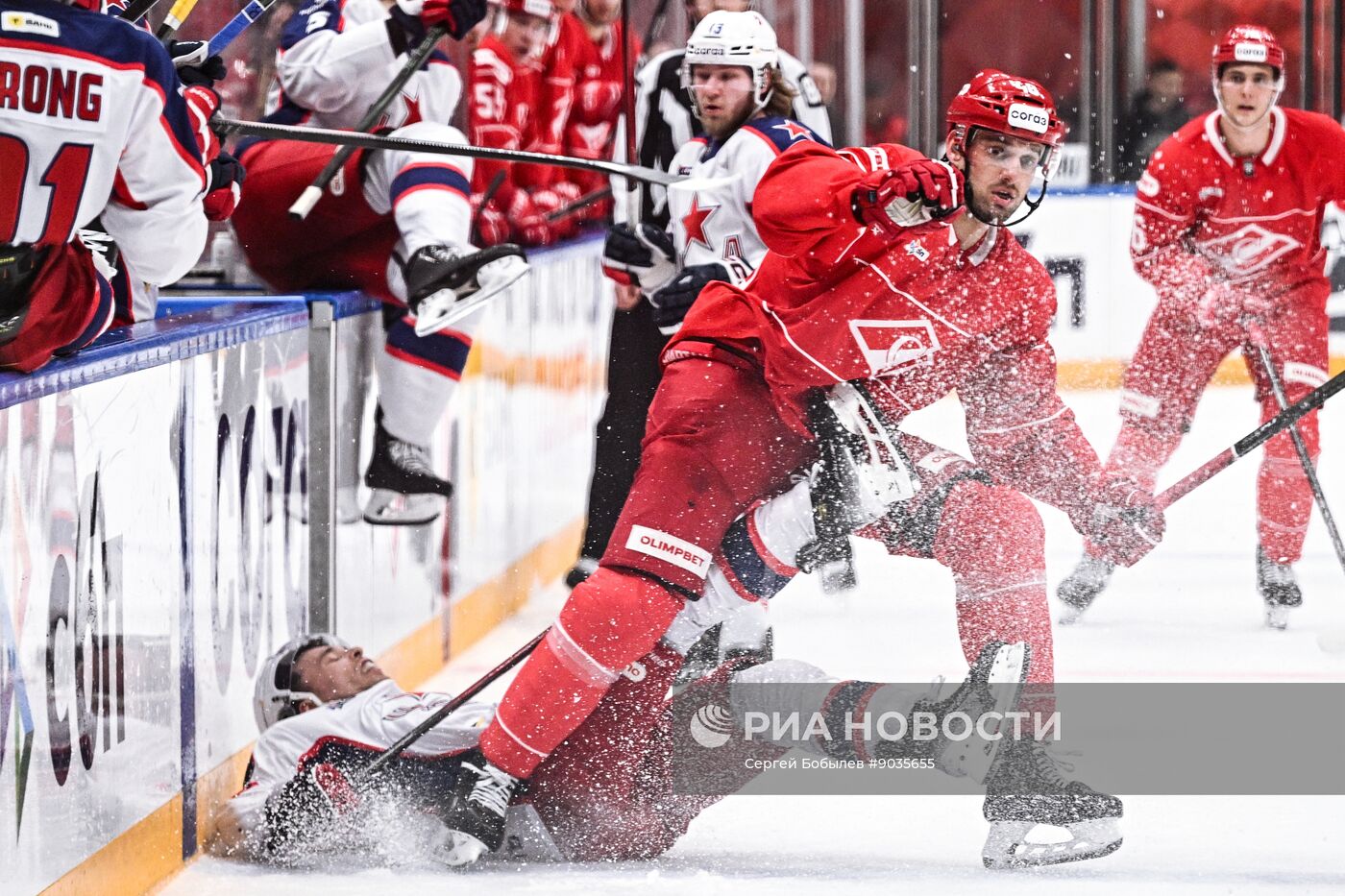 Хоккей. КХЛ. "Спартак" (Москва) - ЦСКА (Москва)