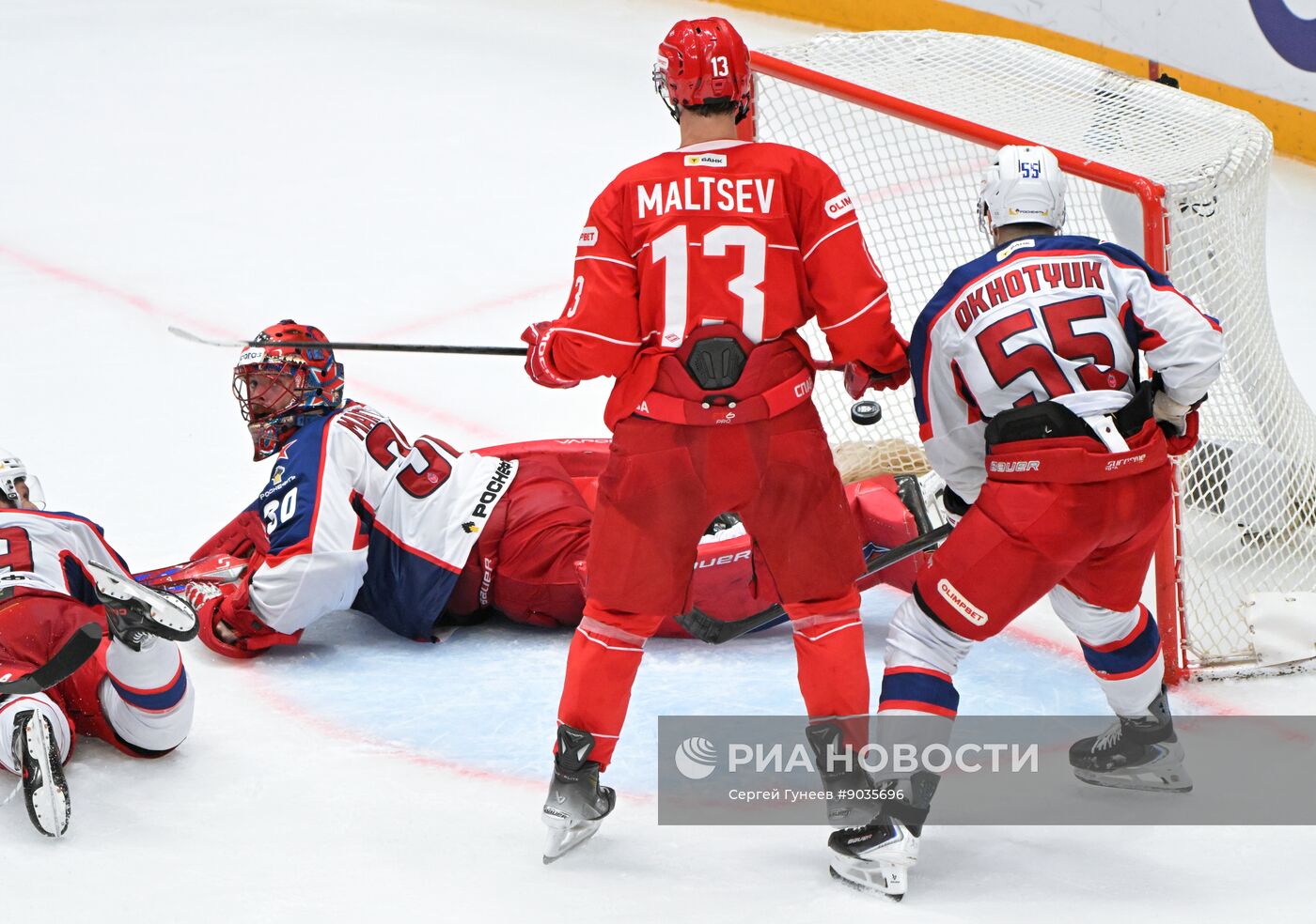 Хоккей. КХЛ. "Спартак" (Москва) - ЦСКА (Москва)