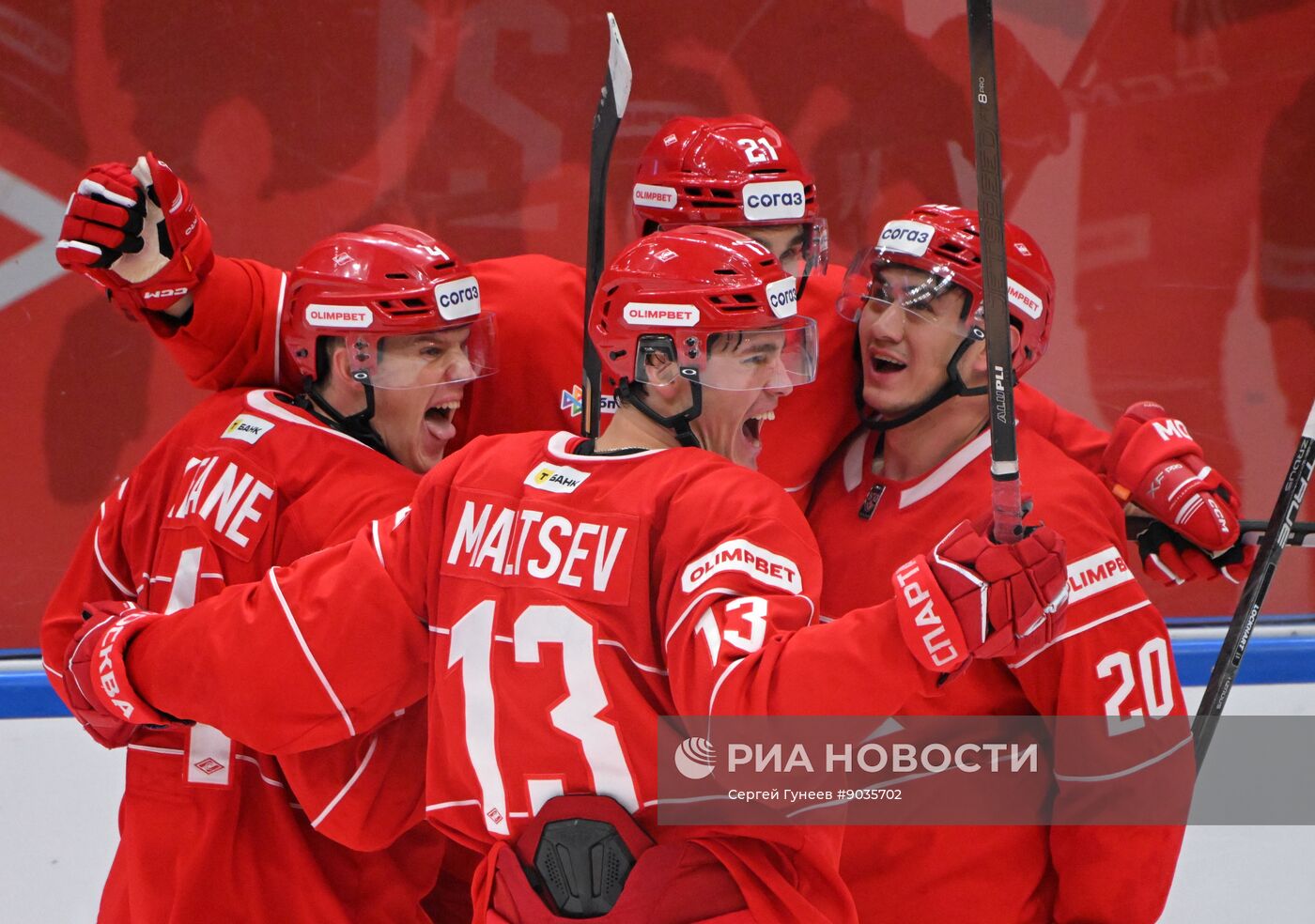 Хоккей. КХЛ. "Спартак" (Москва) - ЦСКА (Москва)