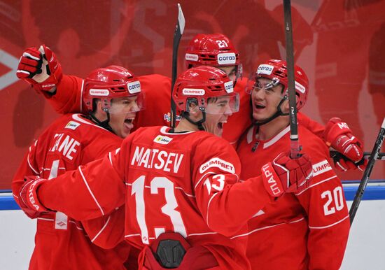 Хоккей. КХЛ. "Спартак" (Москва) - ЦСКА (Москва)