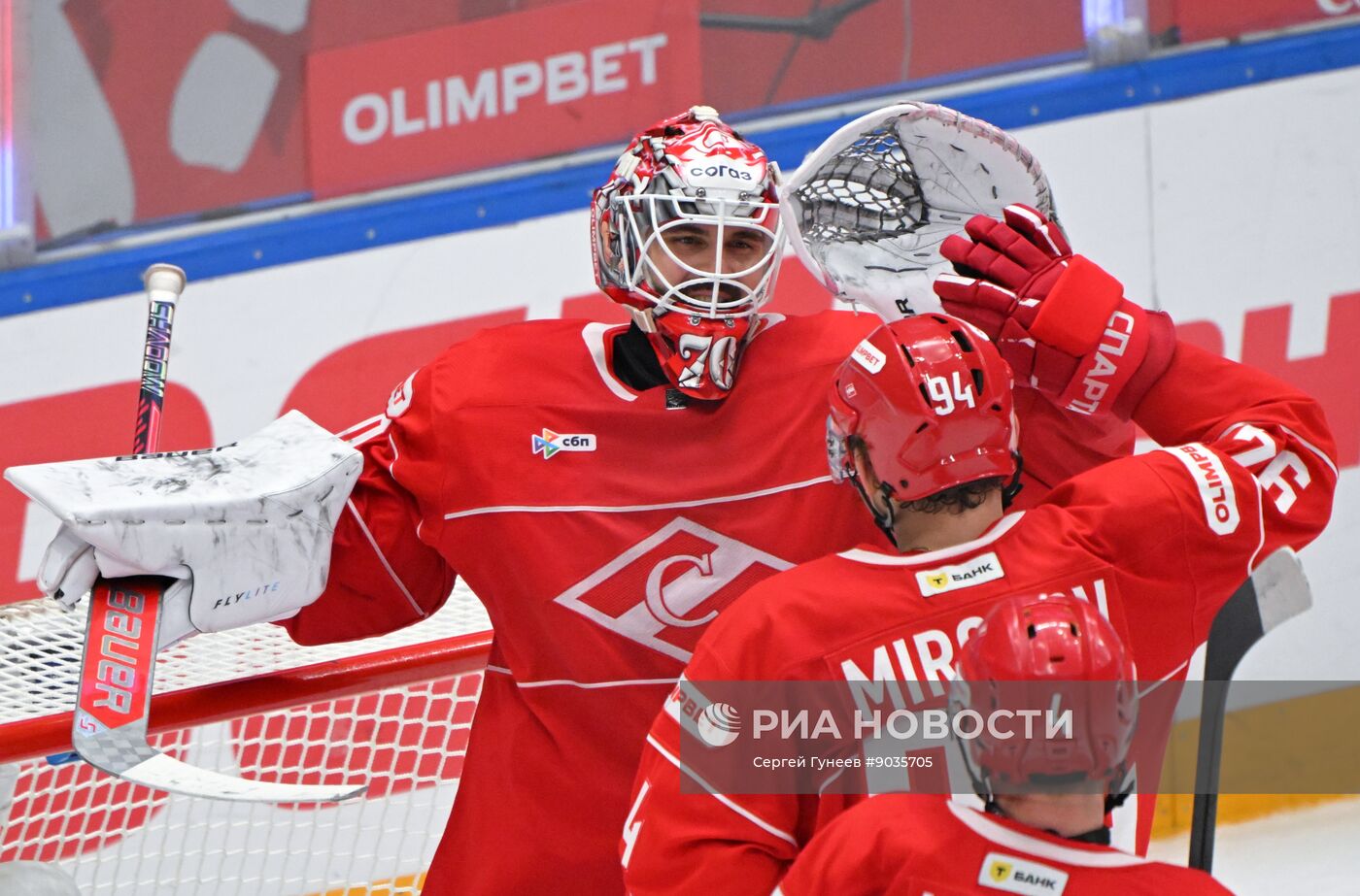 Хоккей. КХЛ. "Спартак" (Москва) - ЦСКА (Москва)