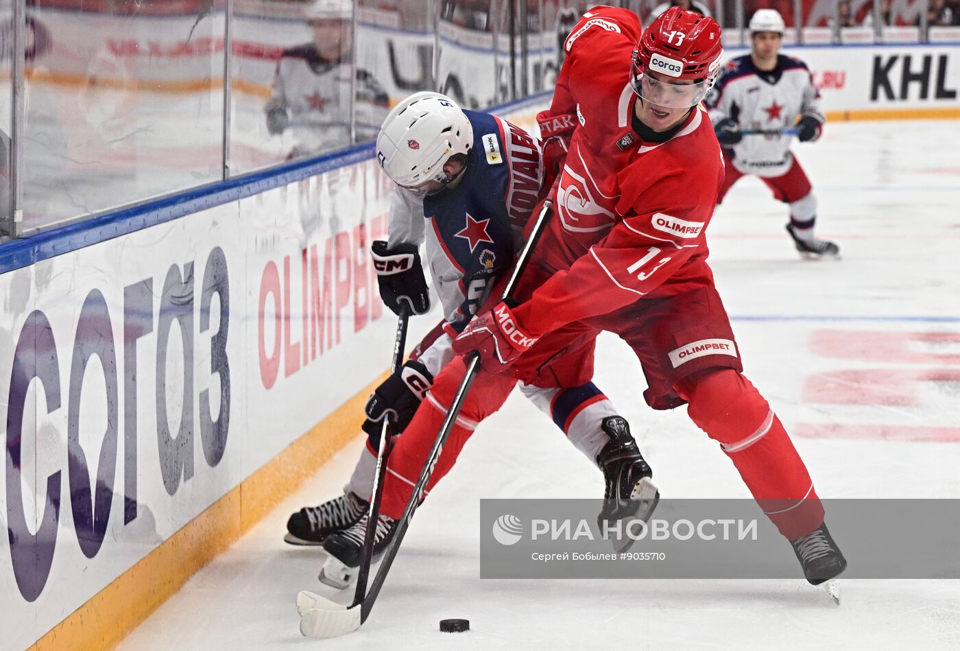 Хоккей. КХЛ. "Спартак" (Москва) - ЦСКА (Москва)