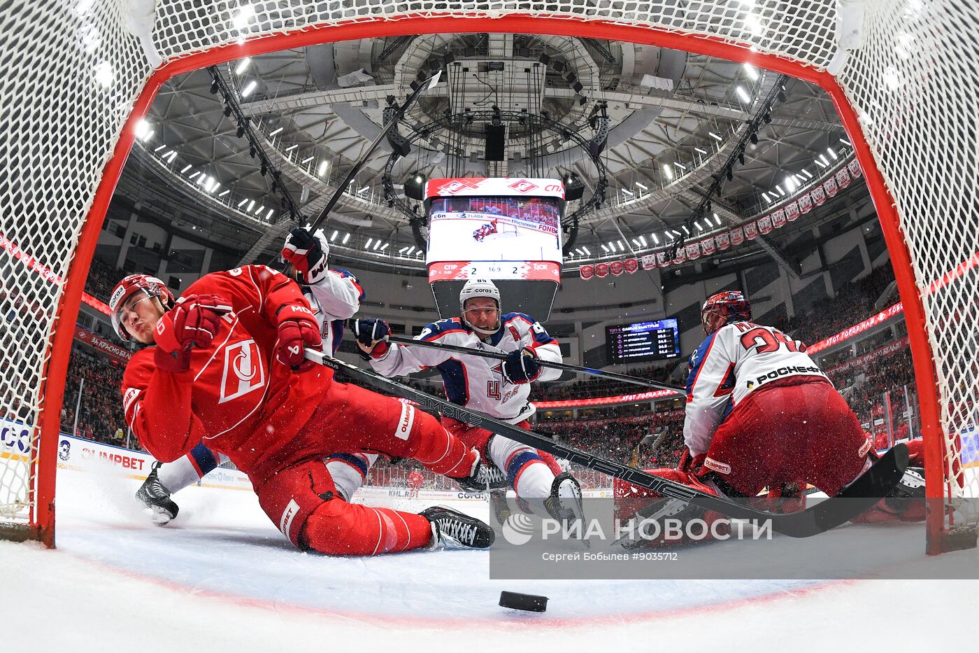 Хоккей. КХЛ. "Спартак" (Москва) - ЦСКА (Москва)