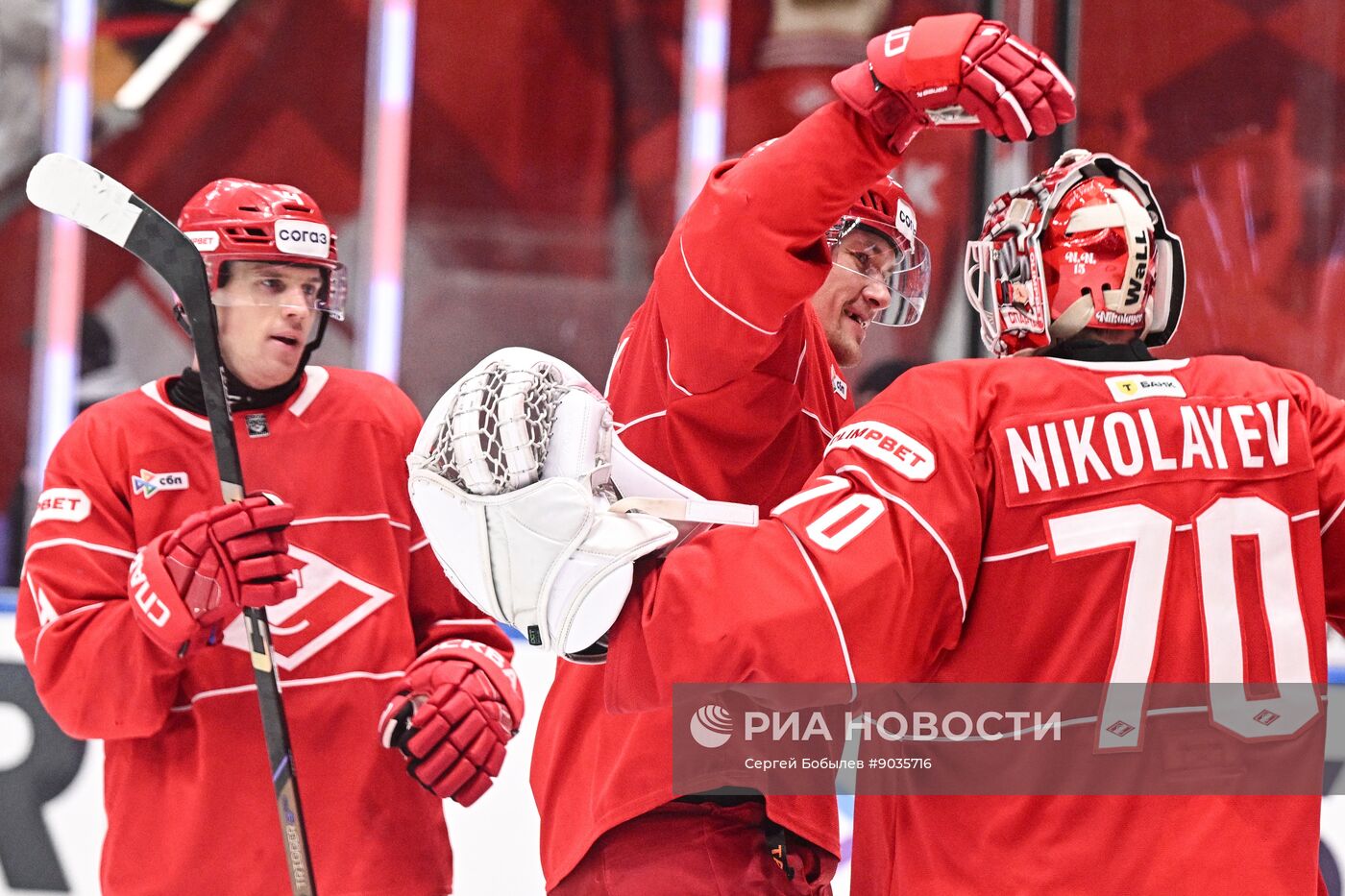 Хоккей. КХЛ. "Спартак" (Москва) - ЦСКА (Москва)