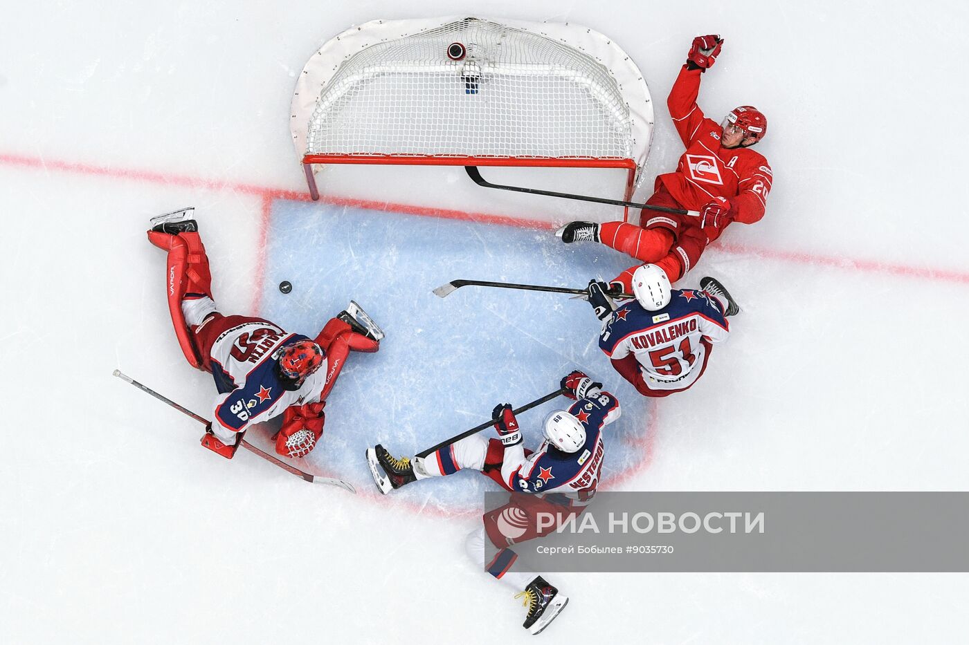 Хоккей. КХЛ. "Спартак" (Москва) - ЦСКА (Москва)