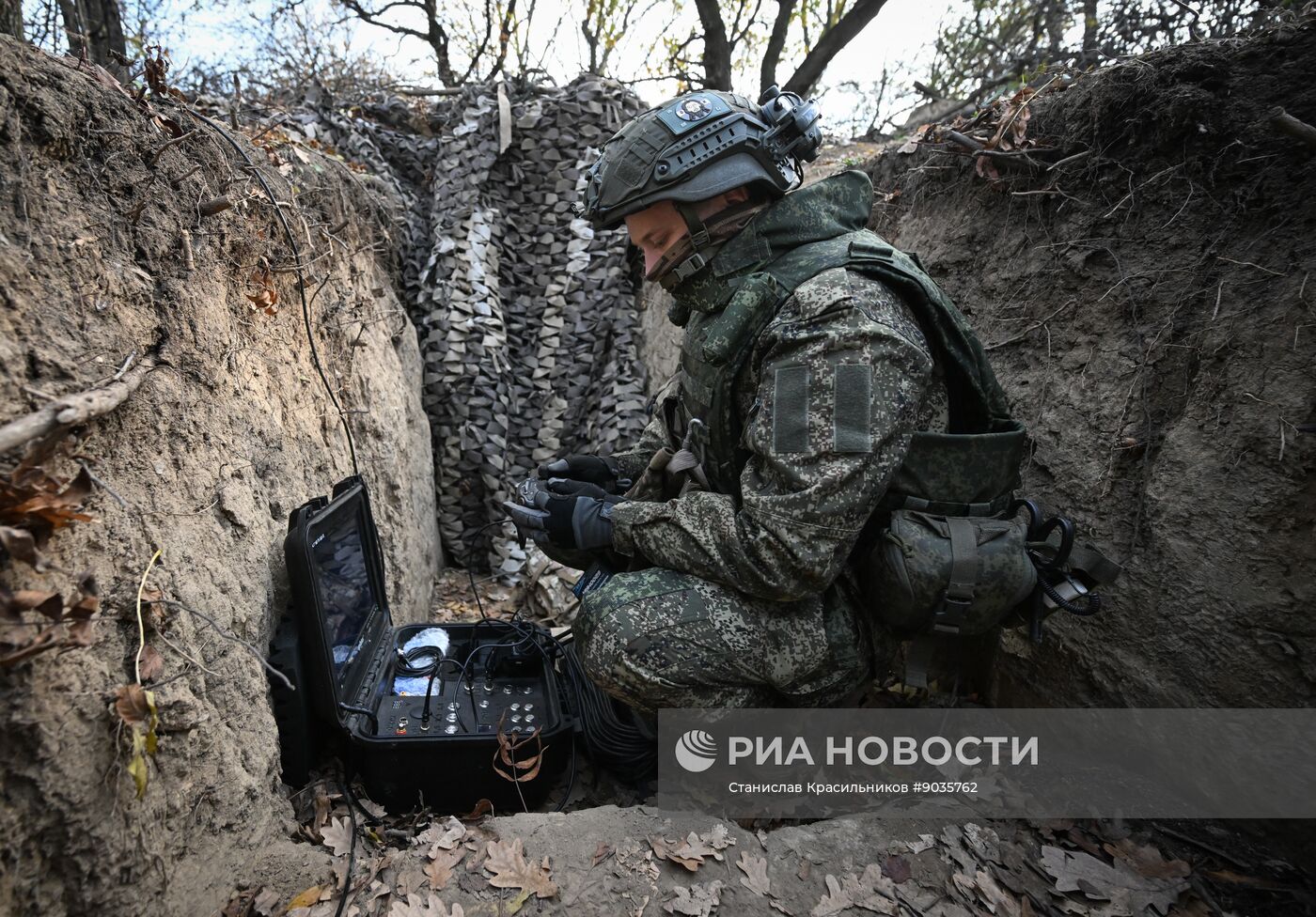 Боевая работа расчета БПЛА группировки "Центр"