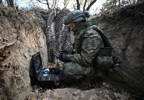Боевая работа расчета БПЛА группировки "Центр"