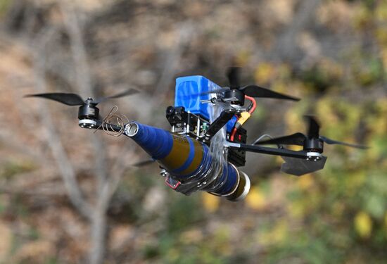 Боевая работа расчета БПЛА группировки "Центр"